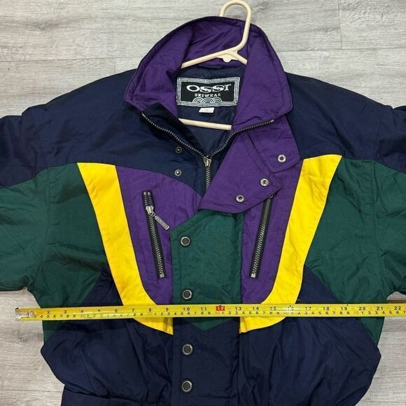 Vintage 80’s OSSI Skiwear One Piece Ski Snowboard Suit Retro Men's size large - Picture 9 of 14